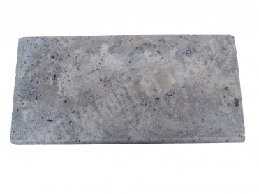 Nez de Marche Travertin Silver 30x60 cm Arrondi 1'er Choix - 1139